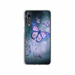 Husa personalizata tip carcasa HQPrint pentru Huawei P20 Pro, model Butterfly 1, multicolor, S1D1M0028