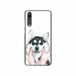 Husa personalizata tip carcasa HQPrint pentru Huawei P20 Pro, model Fluffy Dog, multicolor, S1D1M0033