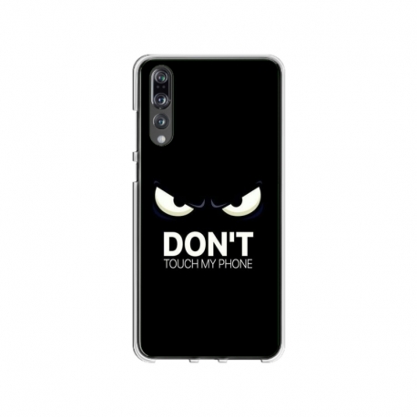 Husa personalizata tip carcasa HQPrint pentru Huawei P20 Pro, model Dont touch my phone 1, multicolor, S1D1M0035