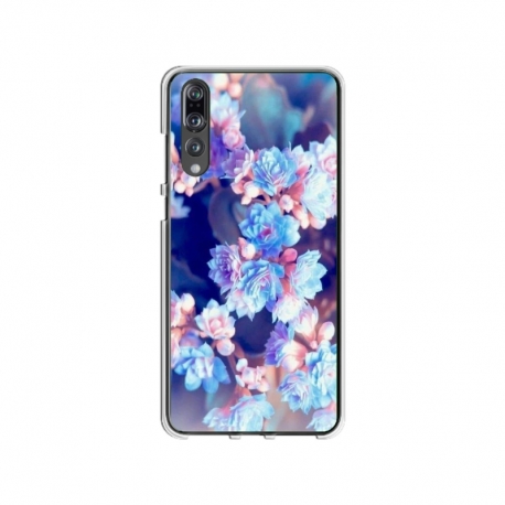 Husa personalizata tip carcasa HQPrint pentru Huawei P20 Pro, model Flowers 2, multicolor, S1D1M0038