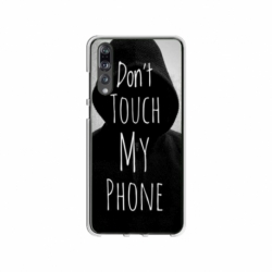 Husa personalizata tip carcasa HQPrint pentru Huawei P20 Pro, model Dont touch my phone 2, multicolor, S1D1M0065