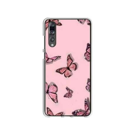 Husa personalizata tip carcasa HQPrint pentru Huawei P20 Pro, model Butterfly 7, multicolor, S1D1M0076