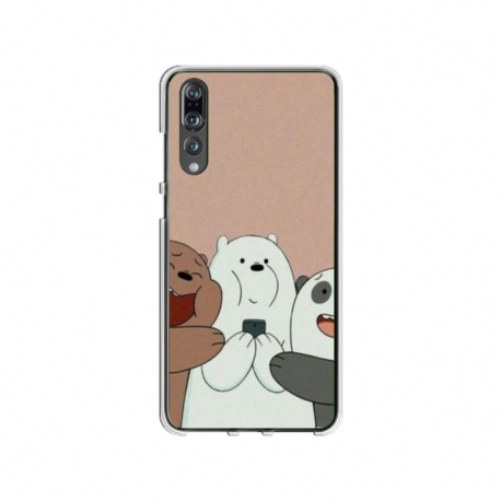 Husa personalizata tip carcasa HQPrint pentru Huawei P20 Pro, model Bears 2, multicolor, S1D1M0089