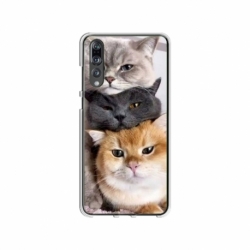 Husa personalizata tip carcasa HQPrint pentru Huawei P20 Pro, model Cats, multicolor, S1D1M0116