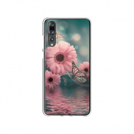 Husa personalizata tip carcasa HQPrint pentru Huawei P20 Pro, model Flowers 7, multicolor, S1D1M0140