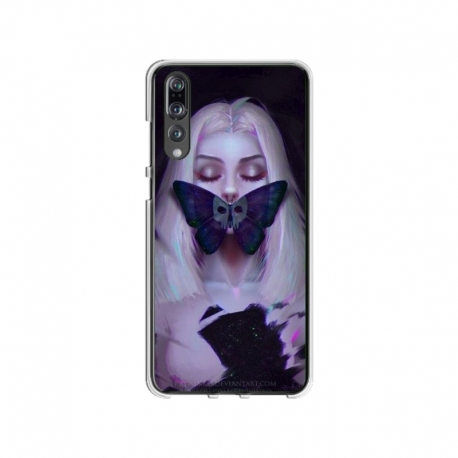 Husa personalizata tip carcasa HQPrint pentru Huawei P20 Pro, model Butterfly Mouth 1, multicolor, S1D1M0351