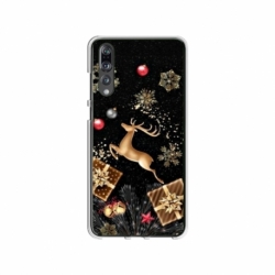 Husa personalizata tip carcasa HQPrint pentru Huawei P20, model Reindeer 2, multicolor, S1D1M0052