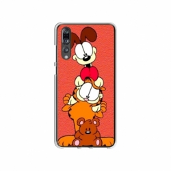 Husa personalizata tip carcasa HQPrint pentru Huawei P20, model Garfield, multicolor, S1D1M0085