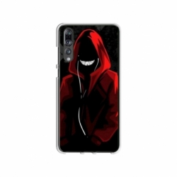 Husa personalizata tip carcasa HQPrint pentru Huawei P20, model Evil Hoodie Man, multicolor, S1D1M0197