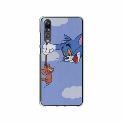 Husa personalizata tip carcasa HQPrint pentru Huawei P20, model Tom and Jerry 1, multicolor, S1D1M0203