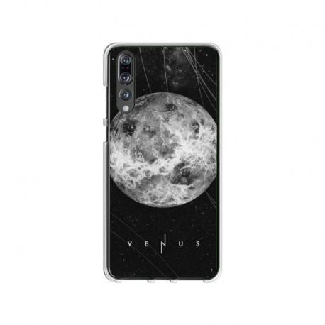 Husa personalizata tip carcasa HQPrint pentru Huawei P20, model Moon, multicolor, S1D1M0212