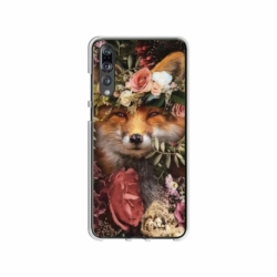 Husa personalizata tip carcasa HQPrint pentru Huawei P20, model Fox, multicolor, S1D1M0213
