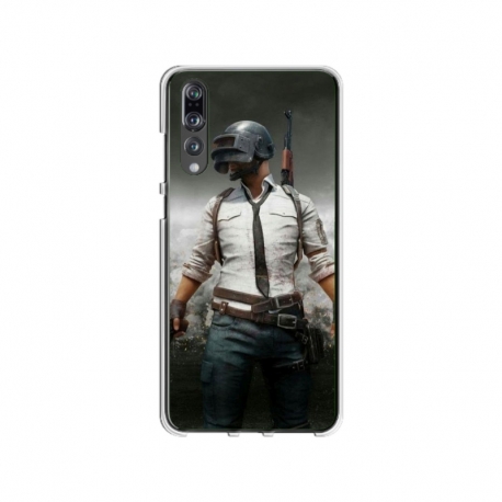 Husa personalizata tip carcasa HQPrint pentru Huawei P20, model PUBG 1, multicolor, S1D1M0214