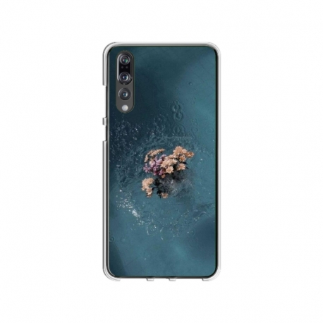 Husa personalizata tip carcasa HQPrint pentru Huawei P20, model Flowers 15, multicolor, S1D1M0215