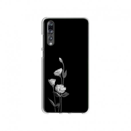 Husa personalizata tip carcasa HQPrint pentru Huawei P20, model Abstract Flowers, multicolor, S1D1M0216