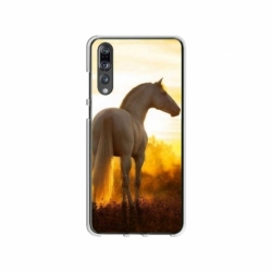 Husa personalizata tip carcasa HQPrint pentru Huawei P20, model Horse 2, multicolor, S1D1M0218