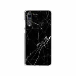 Husa personalizata tip carcasa HQPrint pentru Huawei P20, model Black Marble, multicolor, S1D1M0229