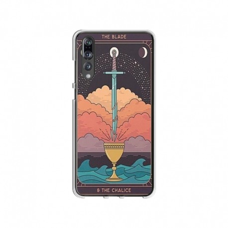 Husa personalizata tip carcasa HQPrint pentru Huawei P20, model Tarrot, multicolor, S1D1M0267