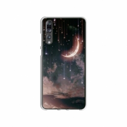 Husa personalizata tip carcasa HQPrint pentru Huawei P20, model Falling Stars, multicolor, S1D1M0269