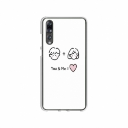 Husa personalizata tip carcasa HQPrint pentru Huawei P20, model You and Me, multicolor, S1D1M0274