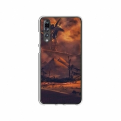 Husa personalizata tip carcasa HQPrint pentru Huawei P20, model Anubis, multicolor, S1D1M0281