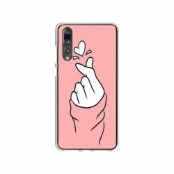 Husa personalizata tip carcasa HQPrint pentru Huawei P20, model Heart Snap, multicolor, S1D1M0285