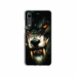 Husa personalizata tip carcasa HQPrint pentru Huawei P20, model Wolf, multicolor, S1D1M0286