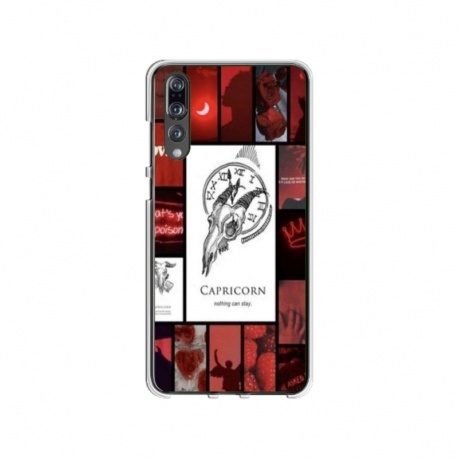 Husa personalizata tip carcasa HQPrint pentru Huawei P20, model Capricorn, multicolor, S1D1M0295