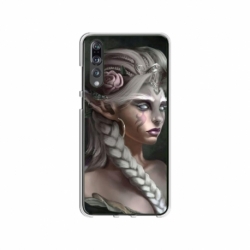 Husa personalizata tip carcasa HQPrint pentru Huawei P20, model Alien Queen, multicolor, S1D1M0308
