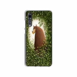 Husa personalizata tip carcasa HQPrint pentru Huawei P20, model Bear, multicolor, S1D1M0312