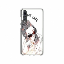 Husa personalizata tip carcasa HQPrint pentru Huawei P20, model I dont care, multicolor, S1D1M0320