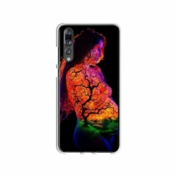 Husa personalizata tip carcasa HQPrint pentru Huawei P20, model Colorful 7, multicolor, S1D1M0324