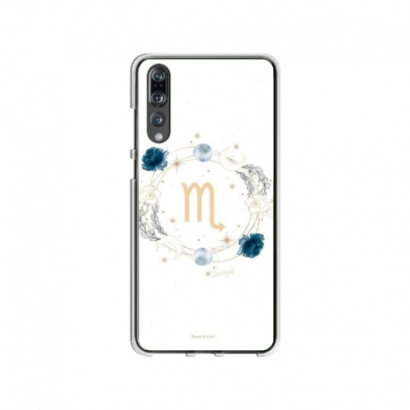 Husa personalizata tip carcasa HQPrint pentru Huawei P20, model Zodiac Circle, multicolor, S1D1M0349