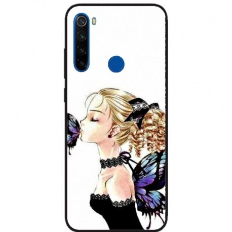Husa personalizata tip carcasa HQPrint pentru Huawei P40 Lite E, model Butterfly Fairy, multicolor, S1D1M0294