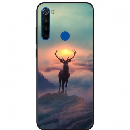 Husa personalizata tip carcasa HQPrint pentru Huawei P40 Lite E, model Antlers, multicolor, S1D1M0303