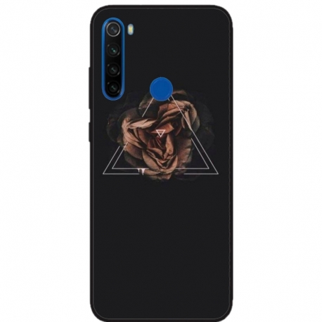 Husa personalizata tip carcasa HQPrint pentru Huawei P40 Lite E, model Triangle Rose, multicolor, S1D1M0316