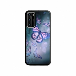 Husa personalizata tip carcasa HQPrint pentru Huawei P40 Lite, model Butterfly 1, multicolor, S1D1M0028