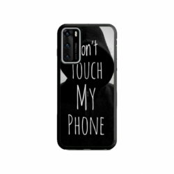 Husa personalizata tip carcasa HQPrint pentru Huawei P40 Lite, model Dont touch my phone 2, multicolor, S1D1M0065