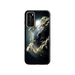Husa personalizata tip carcasa HQPrint pentru Huawei P40 Lite, model Cloudy Earth, multicolor, S1D1M0067