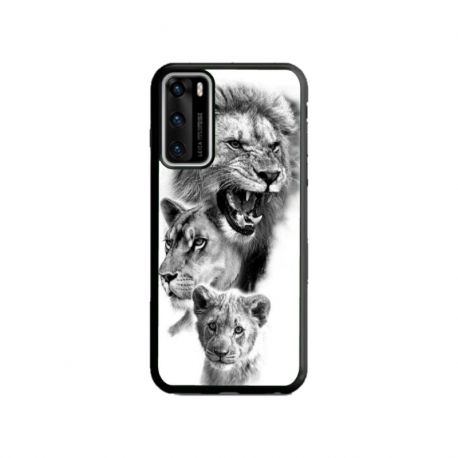 Husa personalizata tip carcasa HQPrint pentru Huawei P40 Lite, model Lion 3, multicolor, S1D1M0118