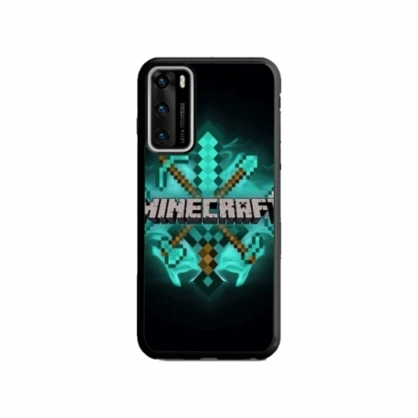 Husa personalizata tip carcasa HQPrint pentru Huawei P40 Lite, model Minecraft 2, multicolor, S1D1M0126