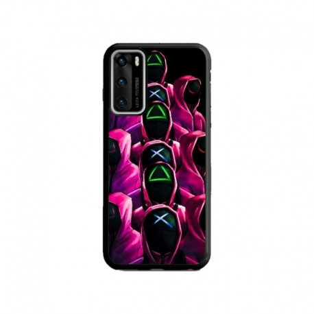 Husa personalizata tip carcasa HQPrint pentru Huawei P40 Lite, model Squid Game 8, multicolor, S1D1M0180