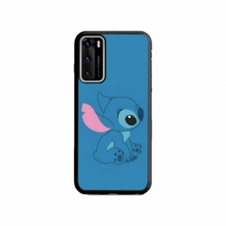 Husa personalizata tip carcasa HQPrint pentru Huawei P40 Lite, model Blue Stich, multicolor, S1D1M0192