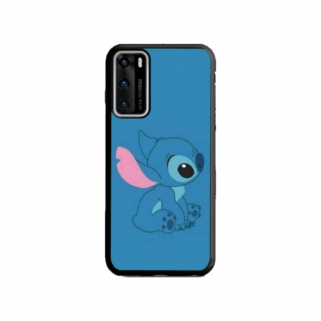 Husa personalizata tip carcasa HQPrint pentru Huawei P40 Lite, model Blue Stich, multicolor, S1D1M0192