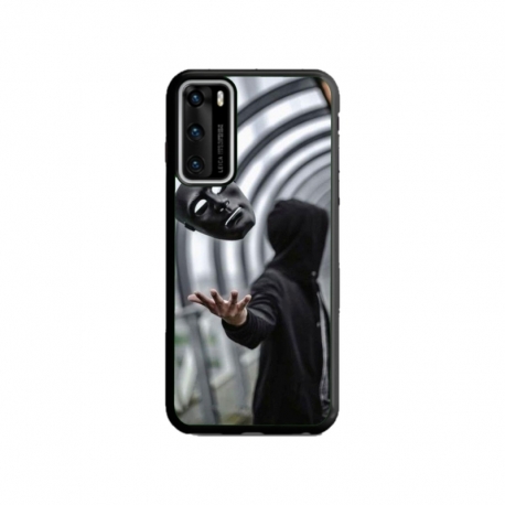 Husa personalizata tip carcasa HQPrint pentru Huawei P40 Lite, model Mask, multicolor, S1D1M0199