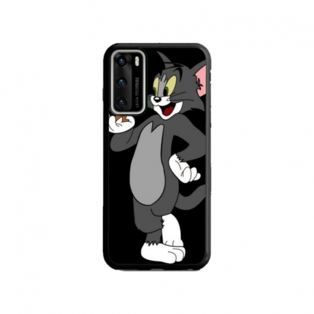 Husa personalizata tip carcasa HQPrint pentru Huawei P40 Lite, model Tom and Jerry 2, multicolor, S1D1M0204
