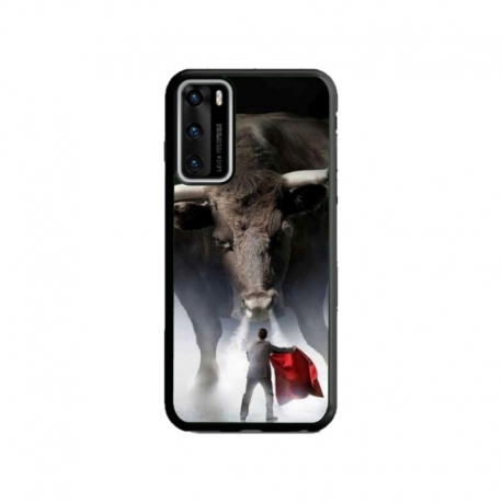 Husa personalizata tip carcasa HQPrint pentru Huawei P40 Lite, model Bull, multicolor, S1D1M0205