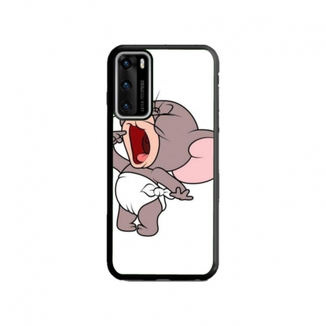 Husa personalizata tip carcasa HQPrint pentru Huawei P40 Lite, model Tom and Jerry 3, multicolor, S1D1M0207