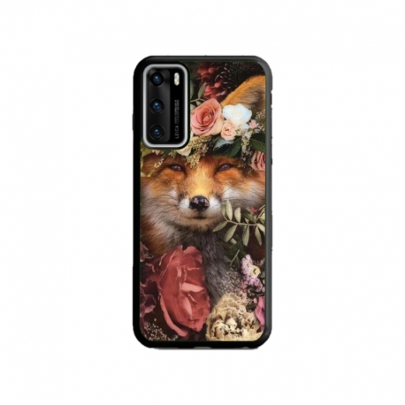 Husa personalizata tip carcasa HQPrint pentru Huawei P40 Lite, model Fox, multicolor, S1D1M0213