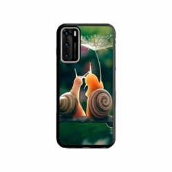 Husa personalizata tip carcasa HQPrint pentru Huawei P40 Lite, model Snail, multicolor, S1D1M0231